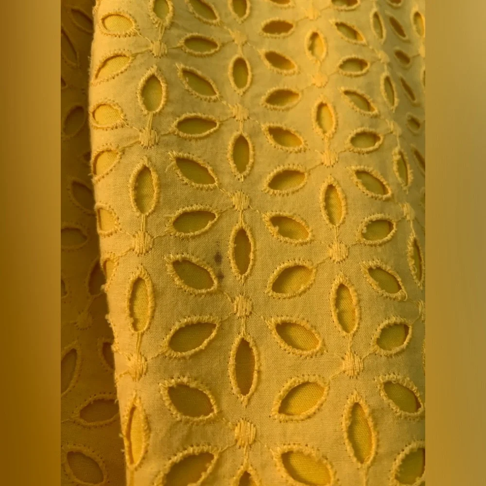 Karen Millen Yellow Tailored Fit & Flare Dress, size 6 - Picture 5 of 6